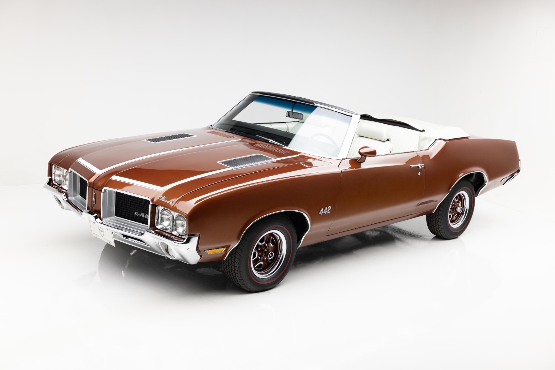 Brown (SIENNA) 1971 Oldsmobile 442 Coupe Automatic