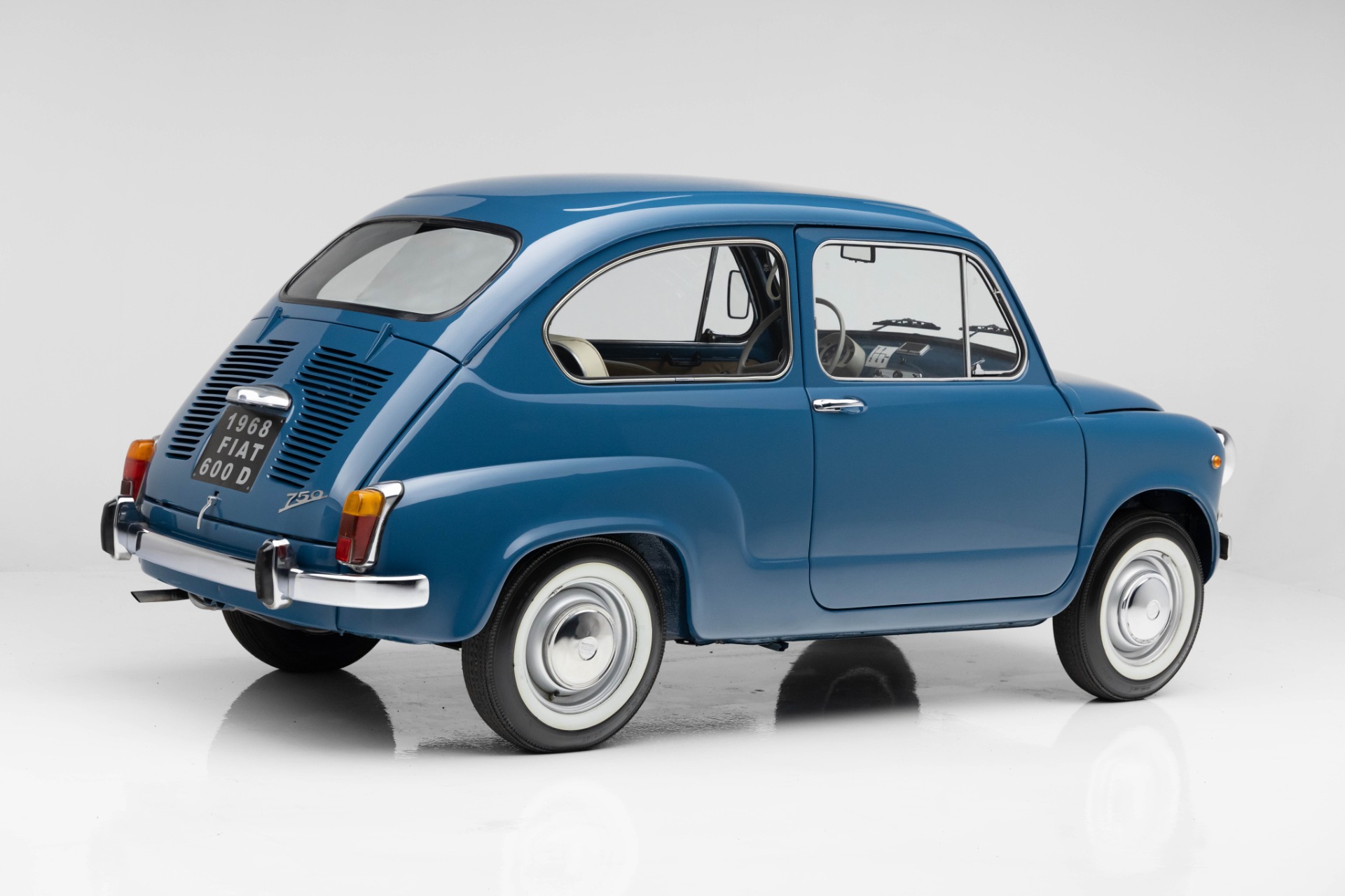 ミニカー DetailCars FIAT 600D Blue, white top Amazon | Detail Cars 1/43 Fiat600D 1965 フィアット 600 D