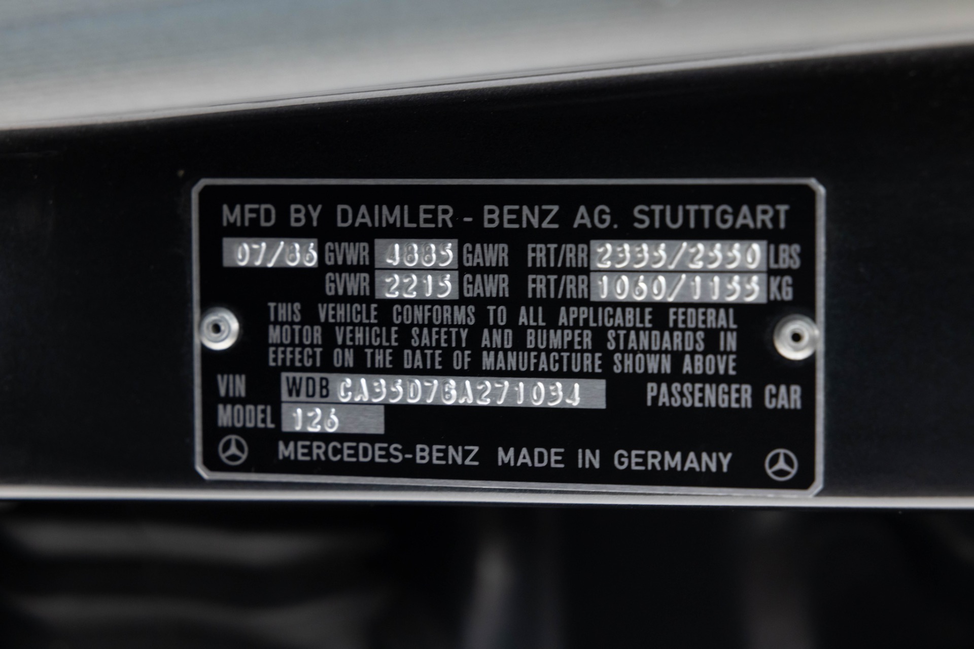 1986 Mercedes Benz 420 photo 62
